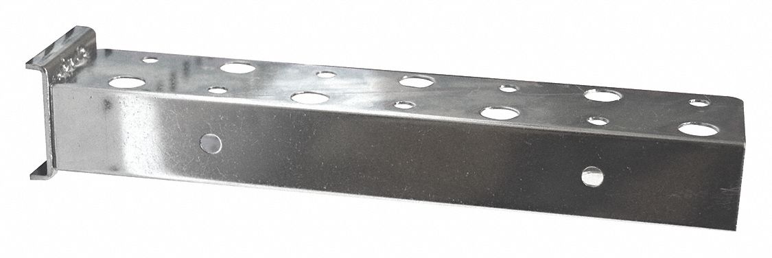 Screwdriver Holder: 8 1/2 in x 8 21/32 in x 2 in, 1 Hooks, 8 1/2 in Hook Dp, Screw-In