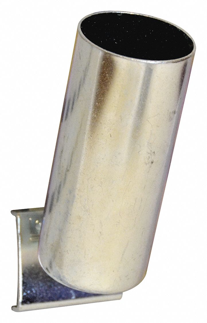 Screw Driver Holder: 3 7/8 in x 6 in x 4 in, 1 Hooks, Screw-In, Surface, Silver