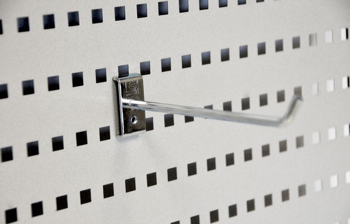 TRESTON Single Rod Pegboard Hook 7 7/8 in x 5 29/32 in x 1 3/4 in, 5