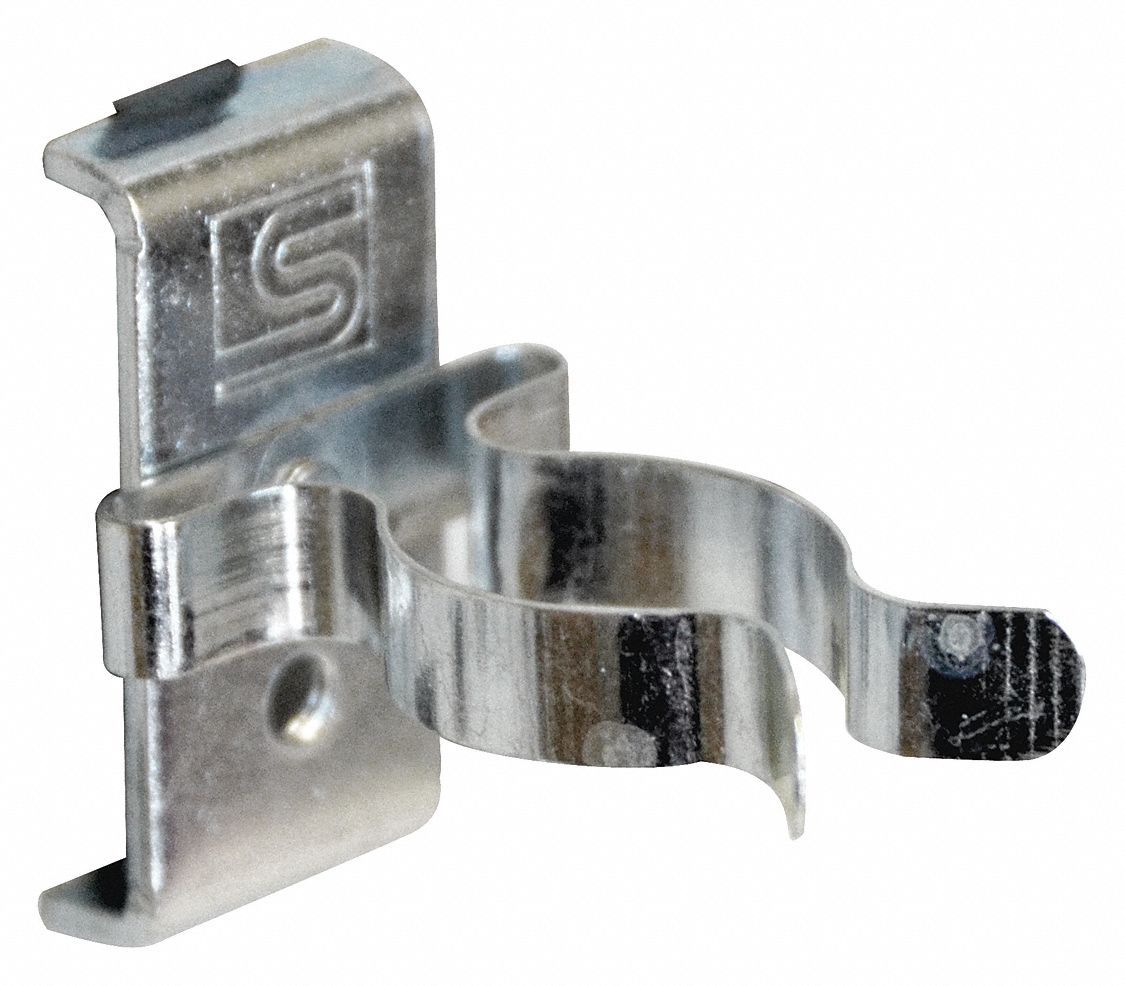 TRESTON Steel Standard Spring Clip, Hanging Mounting Type, Silver