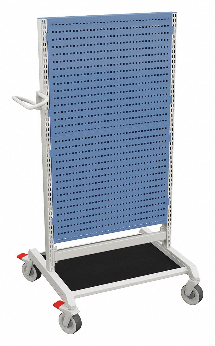 GRAINGER APPROVED Steel Vertical Pegboard Truck, 770 lb Load Capacity