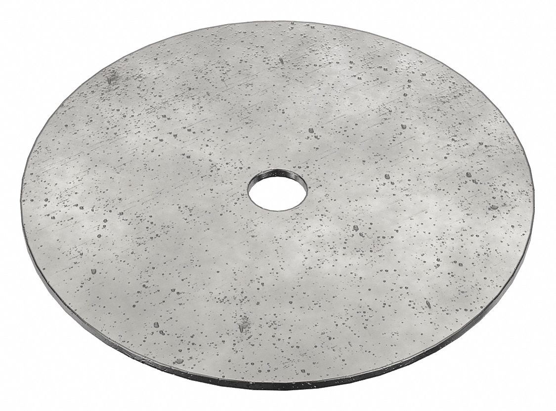 Large O.D. Oversized Washer: Case Hardened, Steel, 5/16 in Screw Sz, 0.348 in In Dia, 100 PK