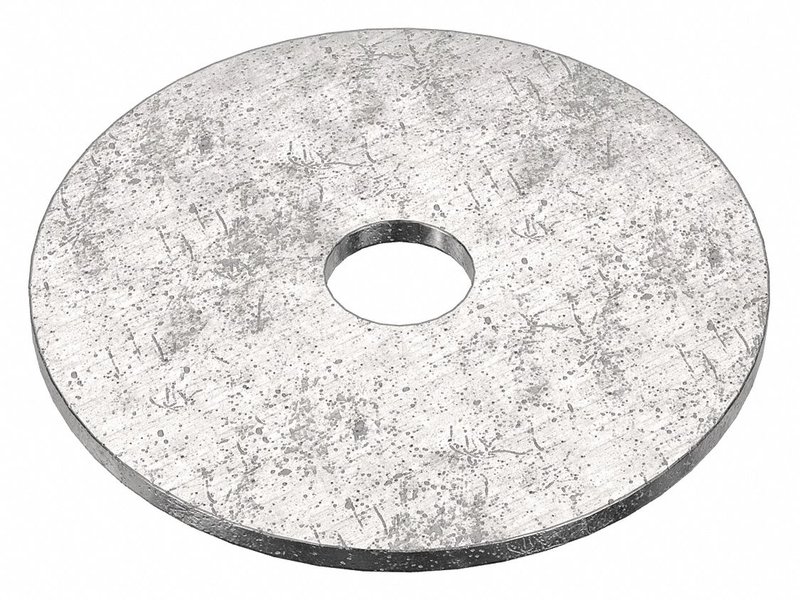 Large O.D. Oversized Washer: 18-8, Stainless Steel, 5/16 in Screw Sz, 0.348 in In Dia, 18-8, 50 PK