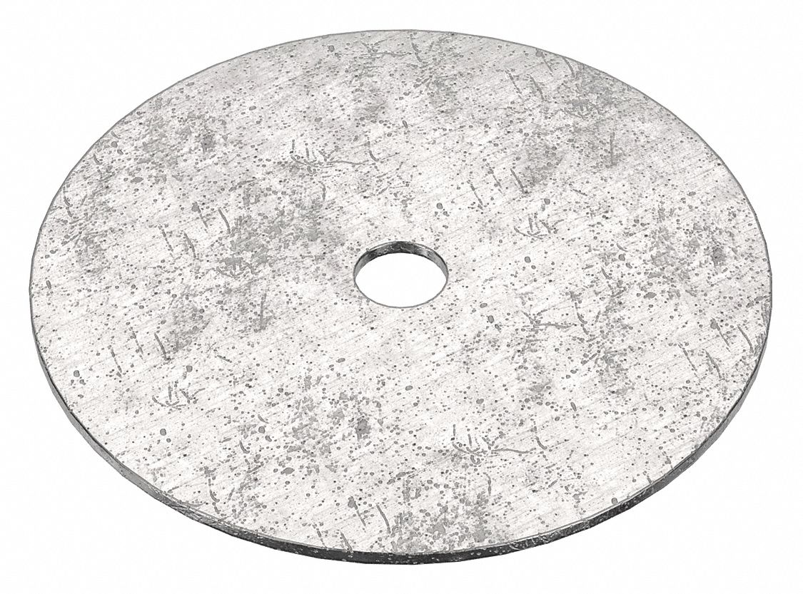 Large O.D. Oversized Washer: 18-8, Stainless Steel, 3/8 in Screw Sz, 0.41 in In Dia, 18-8, 50 PK