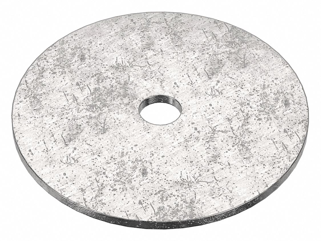 Large O.D. Oversized Washer: 316, Stainless Steel, 1/4 in Screw Sz, 0.285 in In Dia, 316, 50 PK