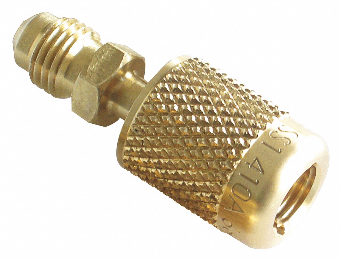 ADAPTER, 0 ° , BRASS, ¼ IN SAE X 5/16 IN QC, 800/4000 POUNDS PER SQUARE INCH