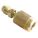 ADAPTER, 0 ° , BRASS, ¼ IN SAE X 5/16 IN QC, 800/4000 POUNDS PER SQUARE INCH