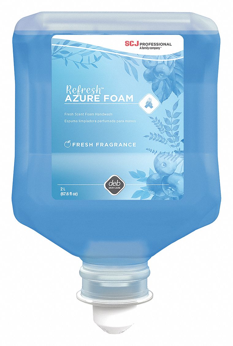 HAND SOAP, SERIES REFRESH, 2 L, FOAM, FRESH APPLE, MOISTURIZING, 4 PK