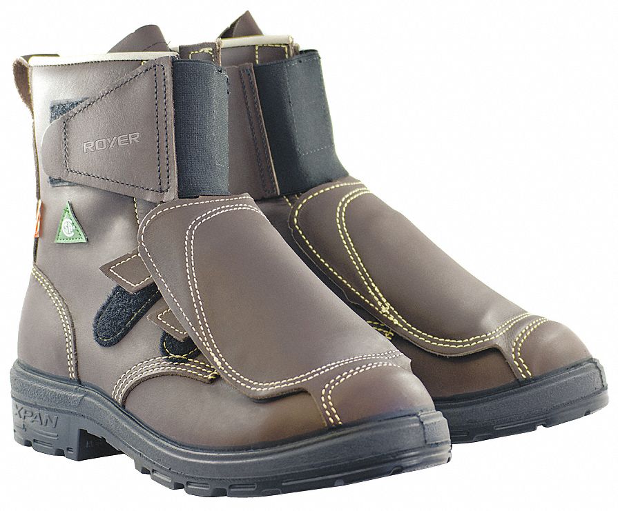Work Boot: R, 8 1/2, 8 in Work Boot Footwear, 1 PR