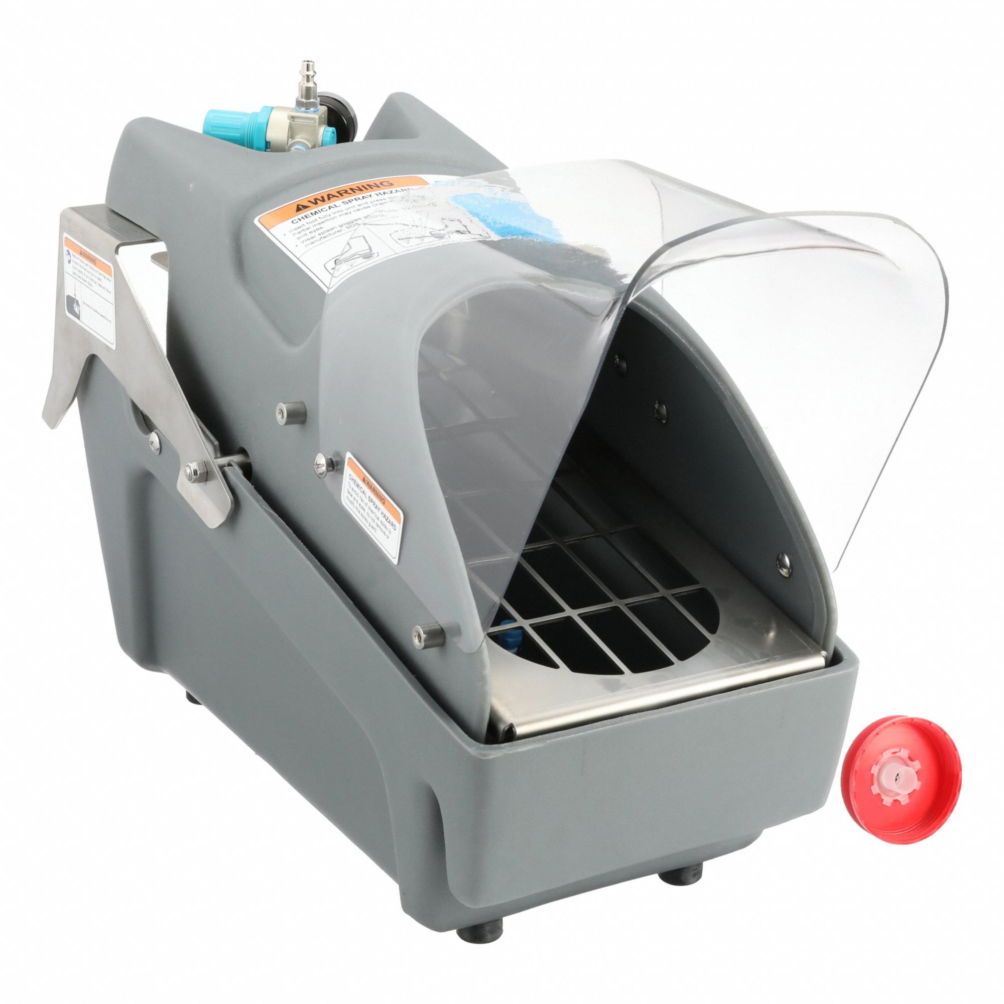 Footwear Sanitizing Unit: ADB0002, Plastic, 22 in Overall Ht, 26 in Overall Lg
