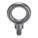 MACHINERY EYE BOLT, WITH SHOULDER, STEEL, PLAIN FINISH, ⅜