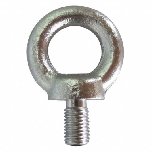 GRAINGER APPROVED Machinery Eye Bolt With Shoulder, 304 Stainless Steel, Plain, M81.25 Thread