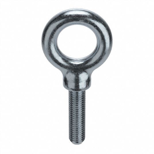 With Shoulder, Steel, Machinery Eye Bolt - 35Z528