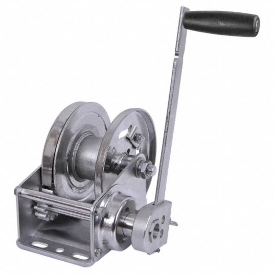 DAYTON 6 27/32 inH Pulling Hand Winch with 1,000 lb 1st Layer Load