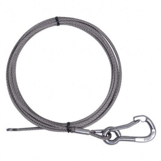 DAYTON, Cable, 20 ft Line Lg, Winch Cable - 35Z854|35Z854 - Grainger