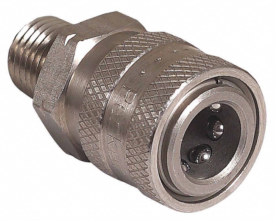 QUICK-CONNECT COUPLER, ¼ IN (M)NPT, ¼ IN (F) QUICK CONNECT