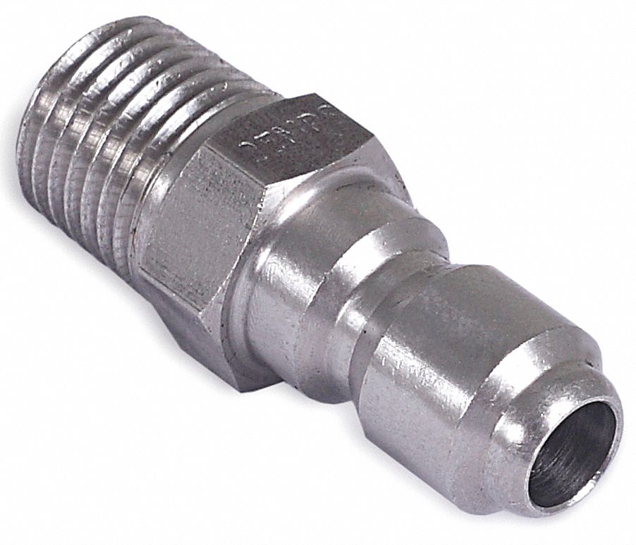 QUICK-CONNECT COUPLER, ¼ IN (M)NPT, ¼ IN (M) QUICK CONNECT