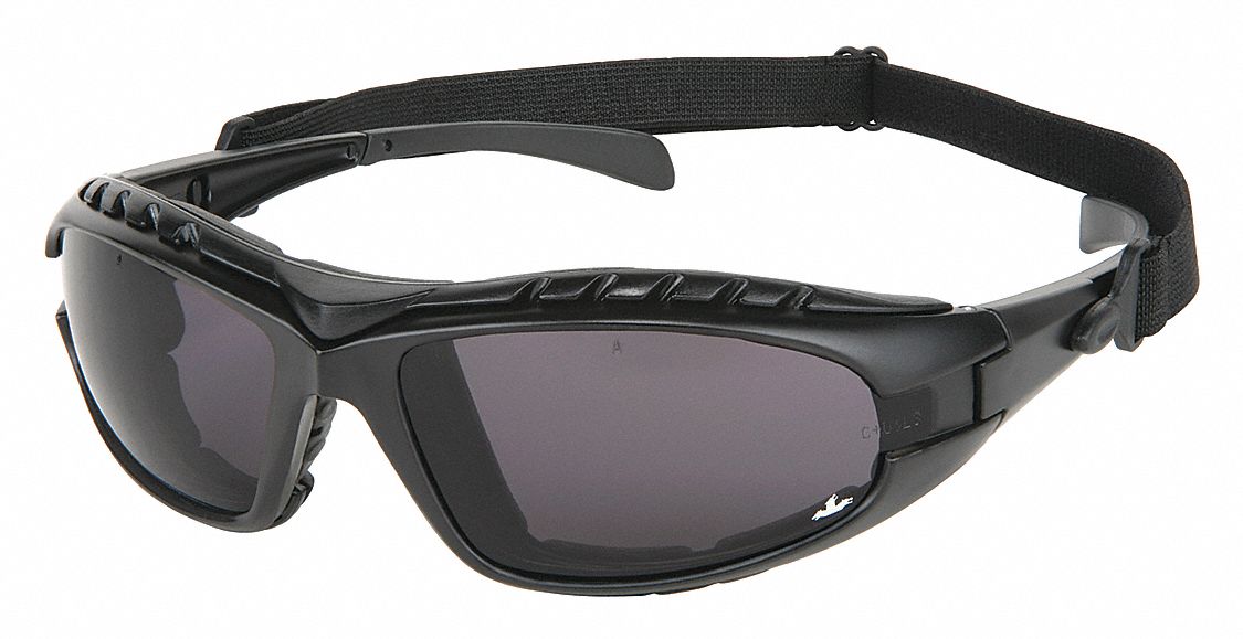 MCR SAFETY Safety Glasses, Gray 35ZA36HDX112AF Grainger