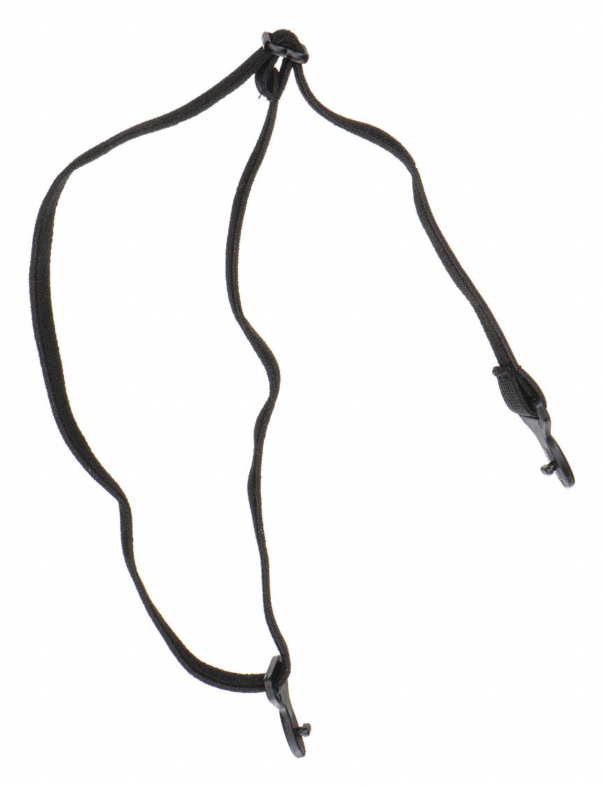 Eyewear Strap,  19 in L,  Black,  Clip