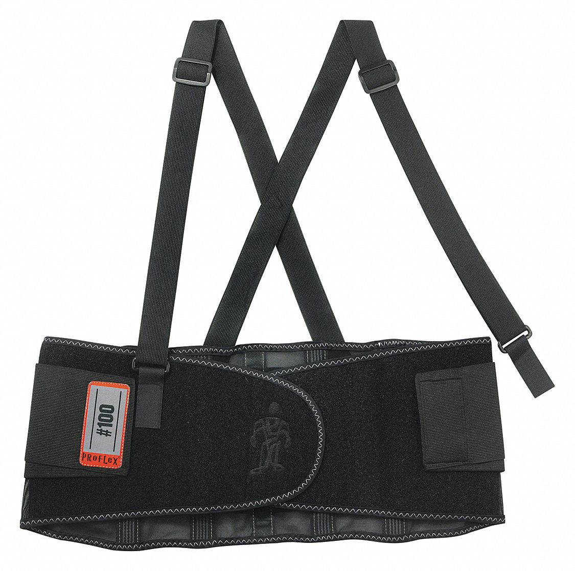 BACK SUPPORT ECONO W/RUBBER TR