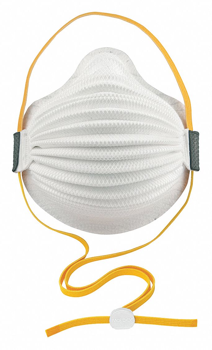Dual, Adj, Molded Nose Bridge, Disposable Respirator 35ZC164300P95