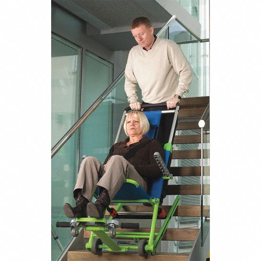 FIRST VOICE, Excel Evacuation Chair, 500 lb Wt Capacity, Excel ...