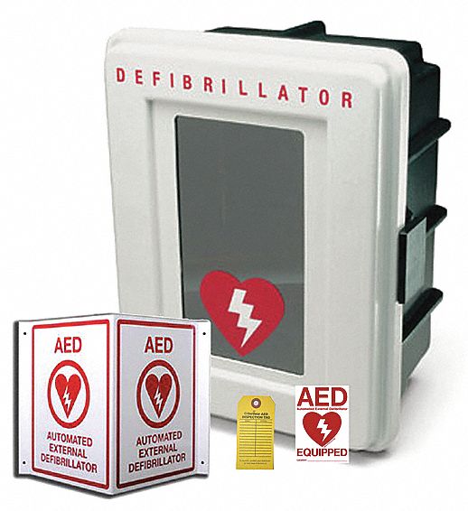 WaterproofAEDLabeling/StorageKit, w/Alarm