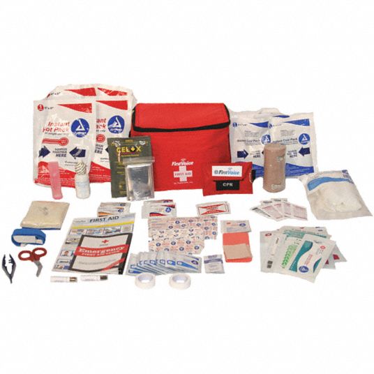 FIRST VOICE First Aid Kit, 97 Components - 35ZC79|HIKE03 - Grainger