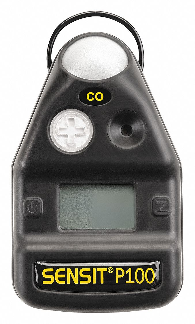 SENSIT CO P100 Personal Monitor,CO,Carbon Monoxide 