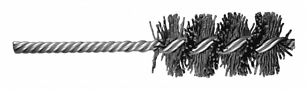 Double Spiral Tube Brush, 1-1/2in, 320Grit