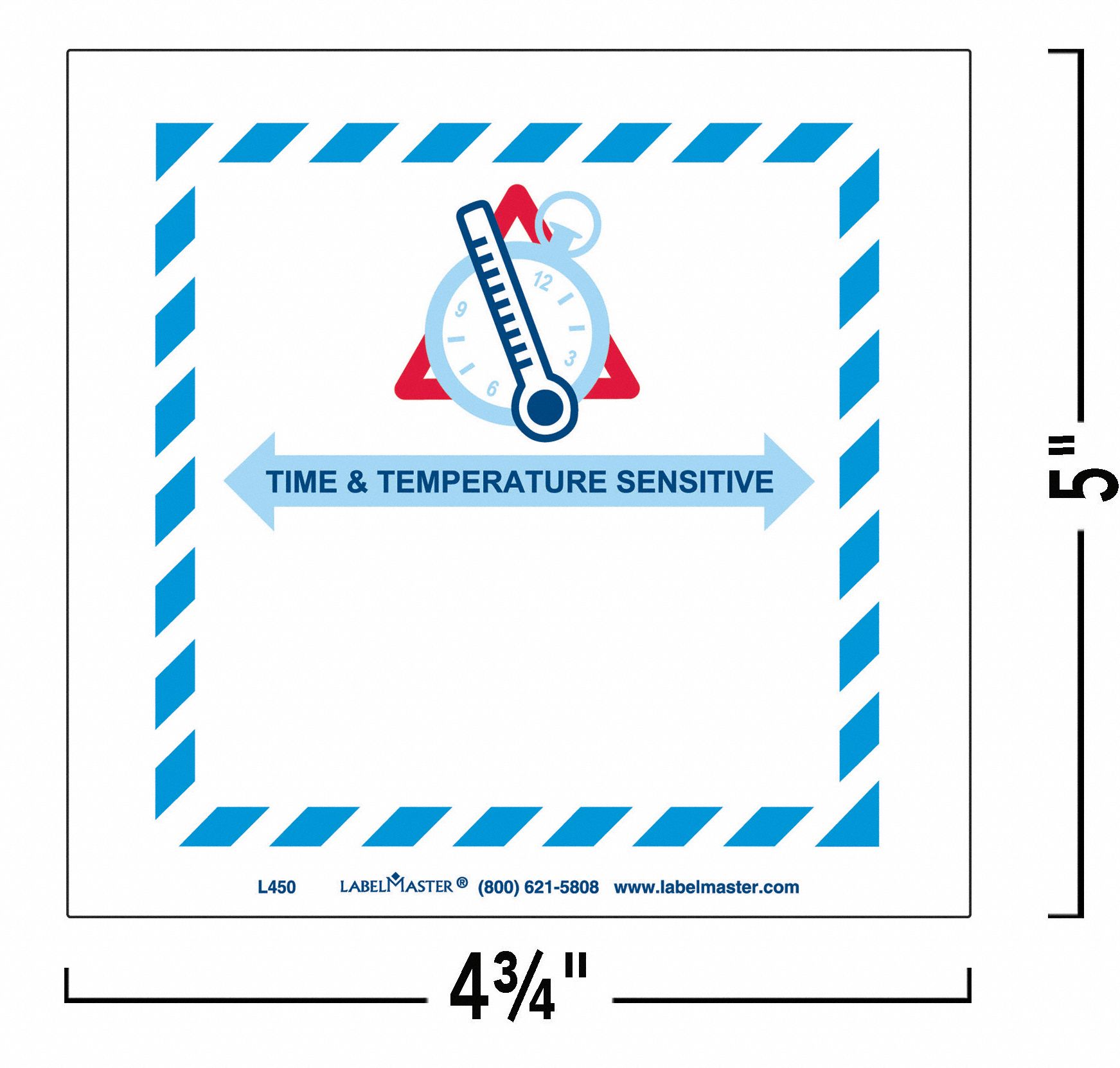 LABELMASTER Time and Temperature Label: Paper, Time and Temp Sensitive ...