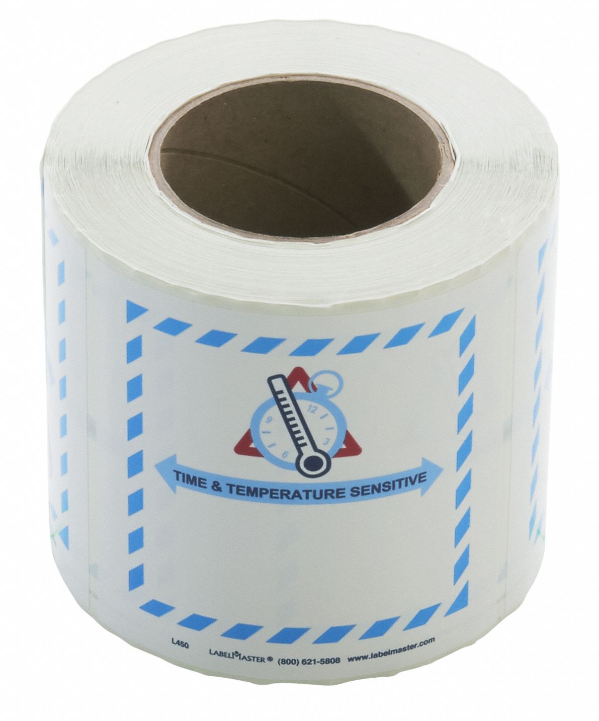 LABELMASTER Time And Temperature Label: Paper, Time And Temp Sensitive