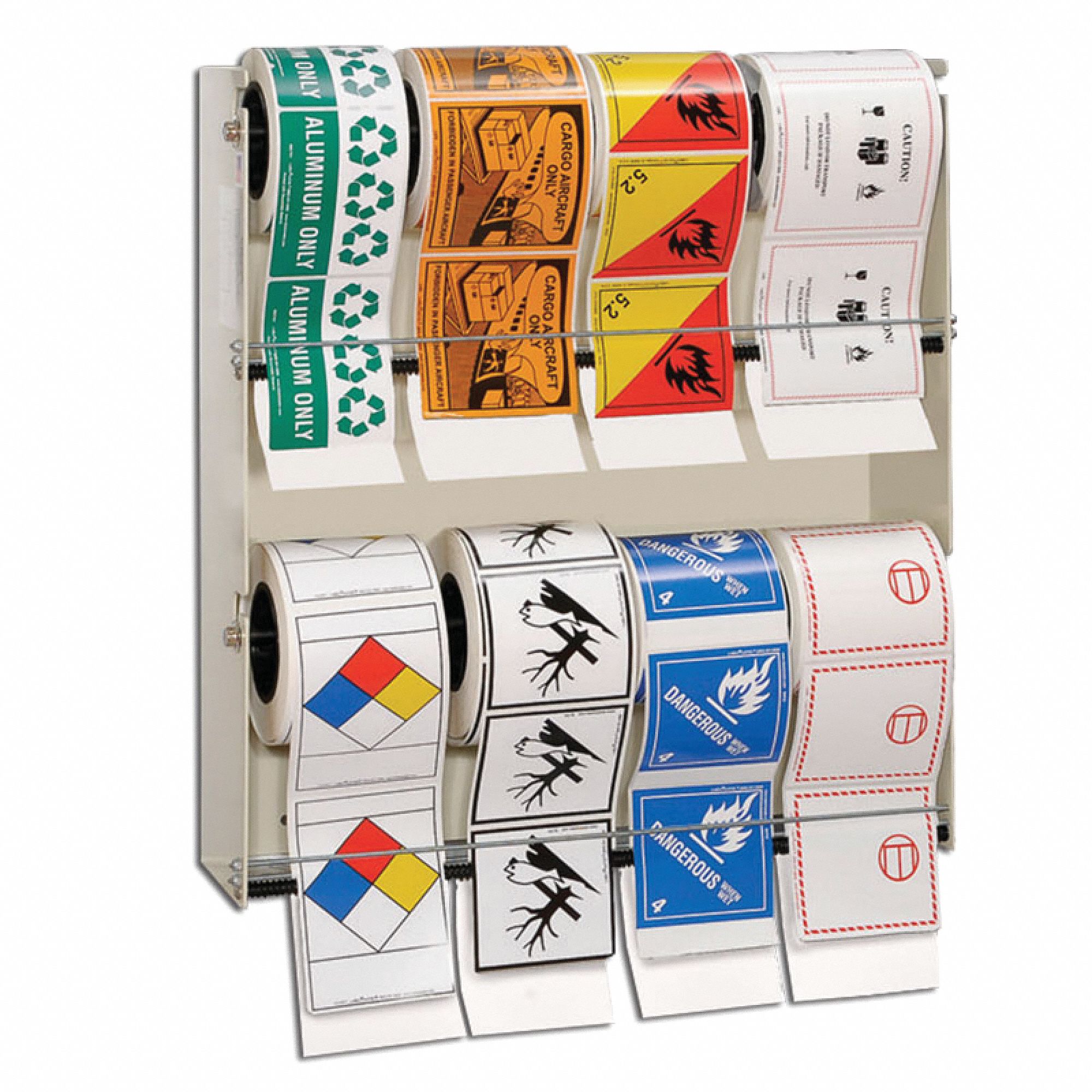 MANUAL LABEL DISPENSER,2 TIER,23-1/2