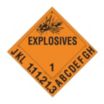 Class 1: Explosives