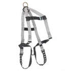 INDUSTRIAL/GROM HARNESS, 400 LBS, FRICTION/PASS-THROUGH & TONGUE BUCKLES, SIZE XL, STEEL/POLYESTER