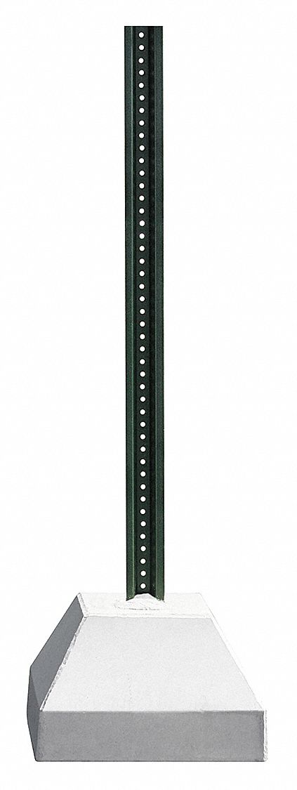 Concrete Base w/U-Channel Post 250 lb