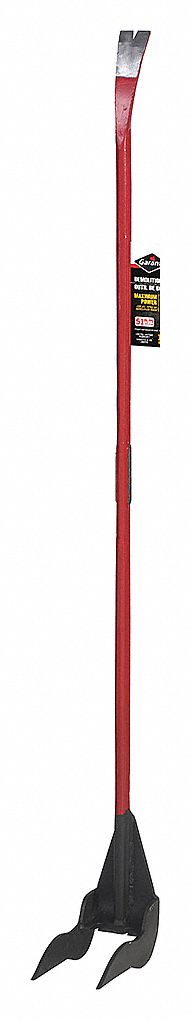 DECK DEMOLITION TOOL, RED/BLACK, 51 X 4 IN, ONE-PIECE HEAVY-DUTY STEEL