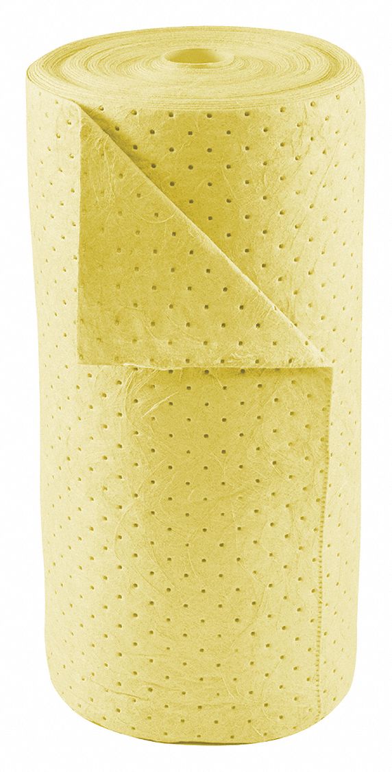 ROULEAU ABSORBANT,JAUNE,30 - 39 GAL