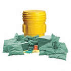 SPILL KIT, 55 GALLON ABSORBED PER KIT, GOGGLES/PAIR OF NITRILE GLOVES