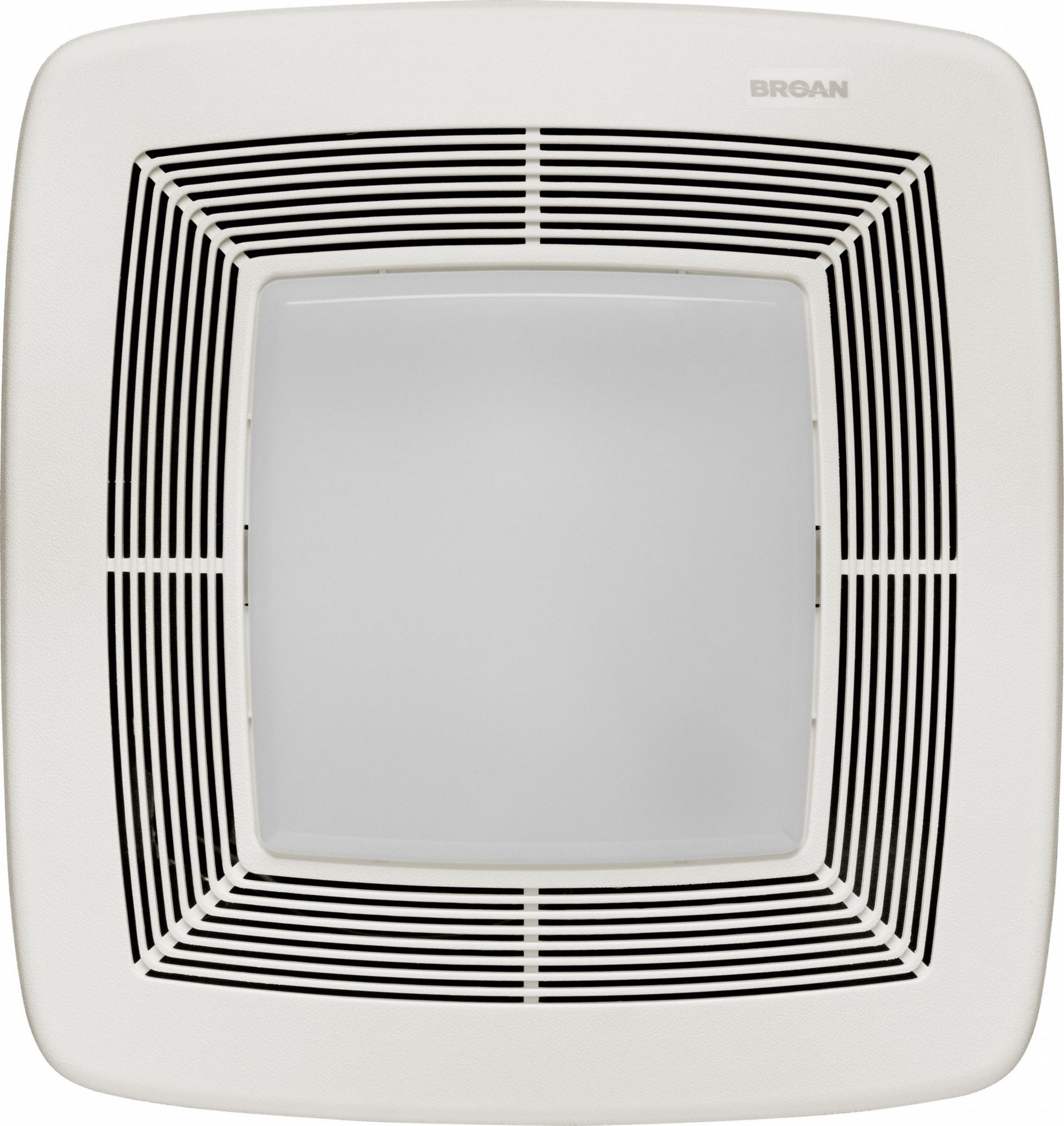 BROAN 10 1/2 in x 11 3/8 in x 7 5/8 in Medium Profile Bathroom Fan, 110 ...