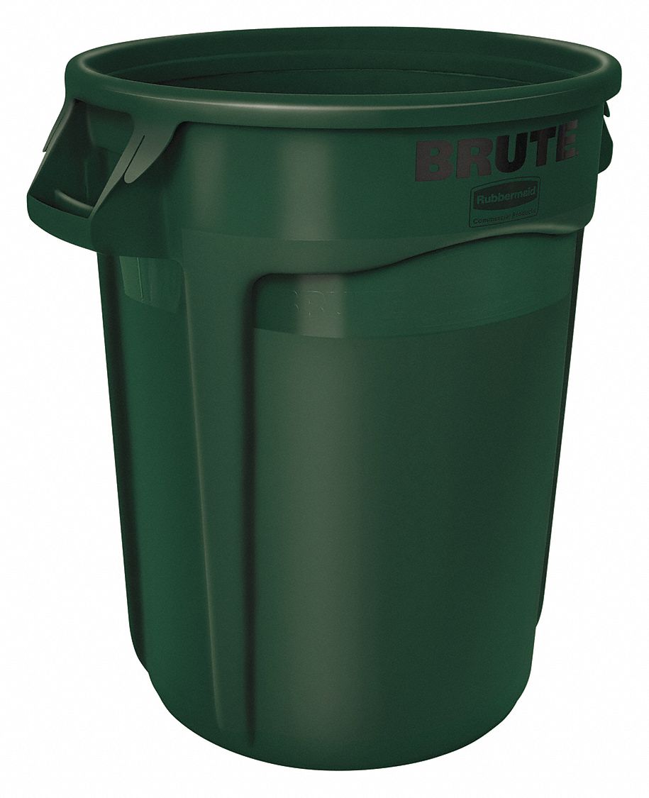UTILITY CONTAINER,32 GAL.,GREEN