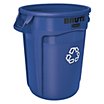 Round Plastic Recycling Cans image