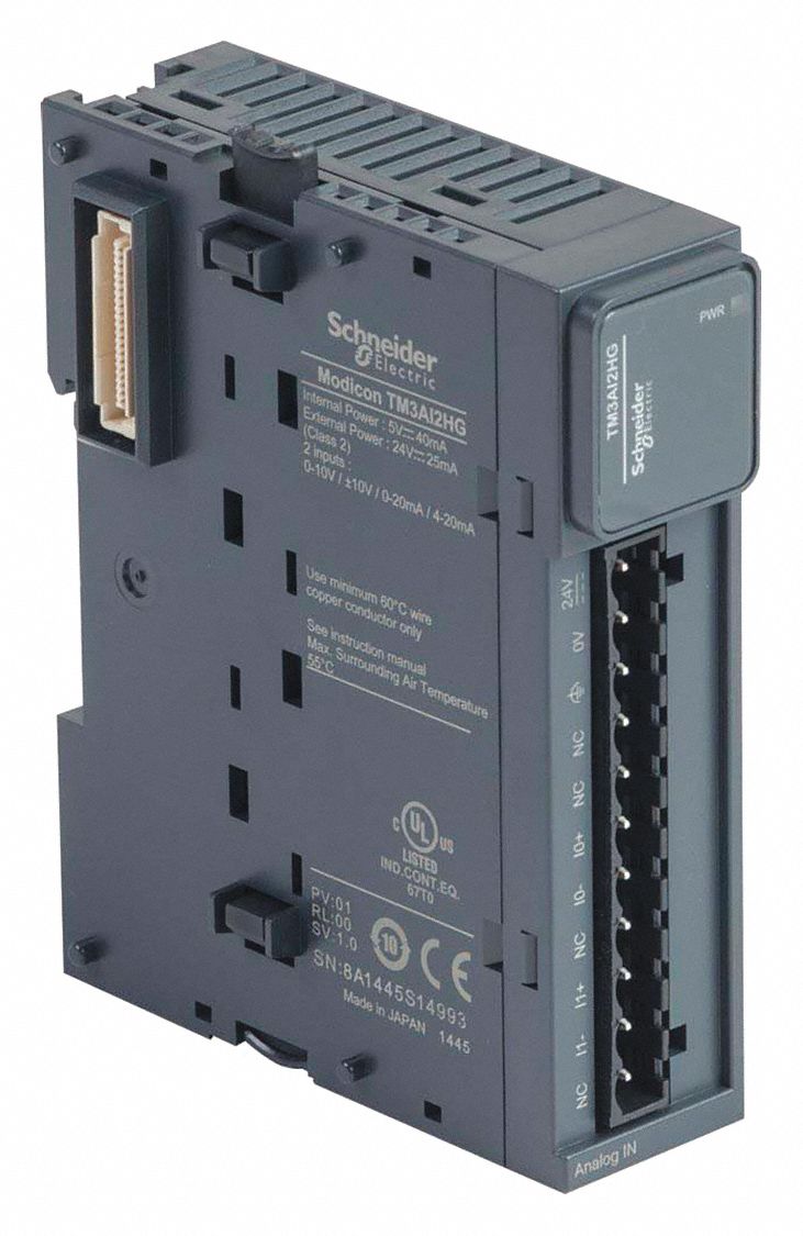 Analog Input Module: (2) Analog In