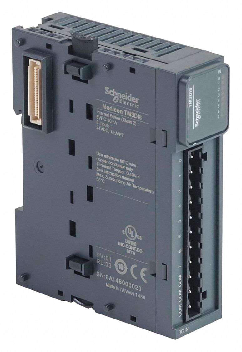 SCHNEIDER ELECTRIC, (8) Discrete In, Discrete Input Modules - 35ZV90 ...