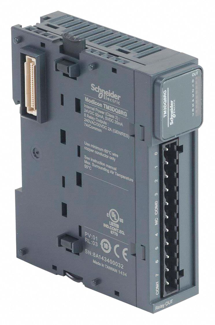 Discrete Output Module: (8) Relay Out