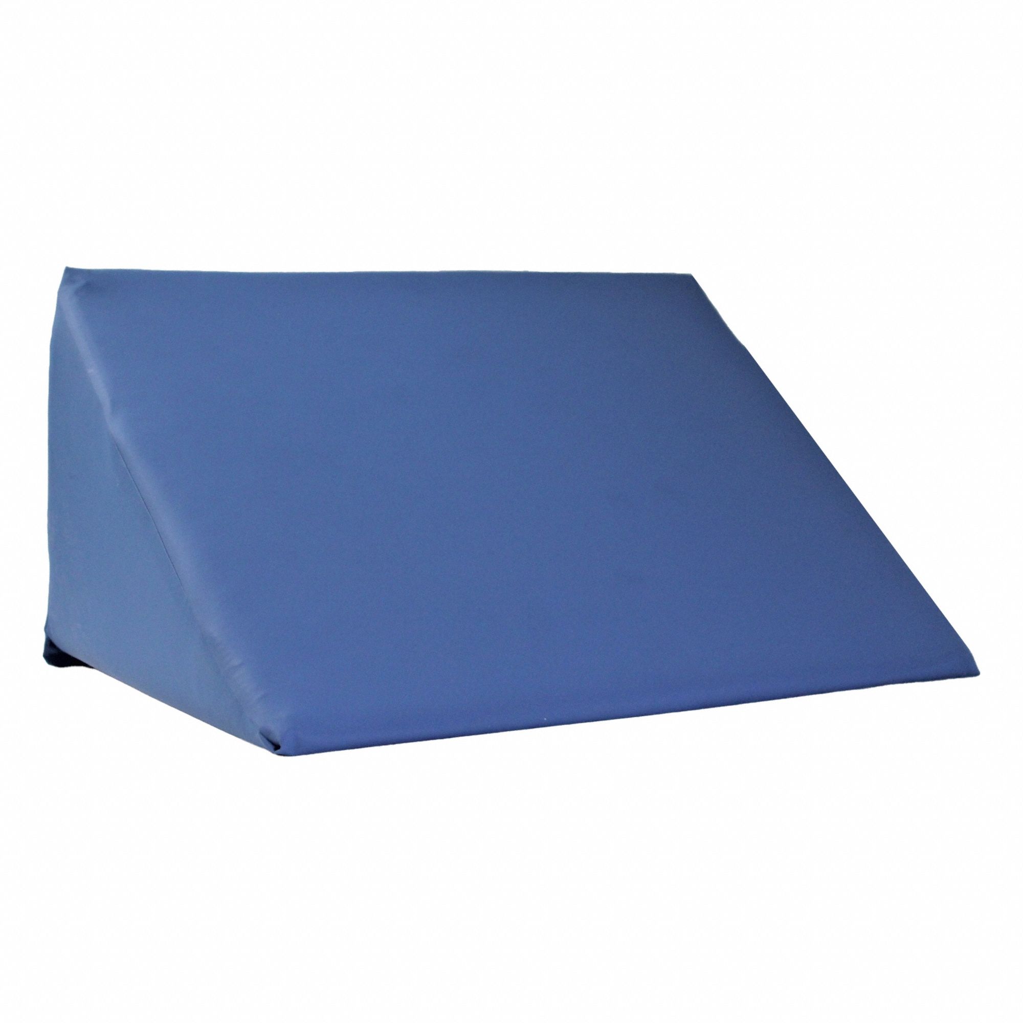 Bed Wedge: Blue, 14 in Overall Lg, 6 5/8 in Overall Wd, 9.5 in Overall Ht, Nylon/Polyester
