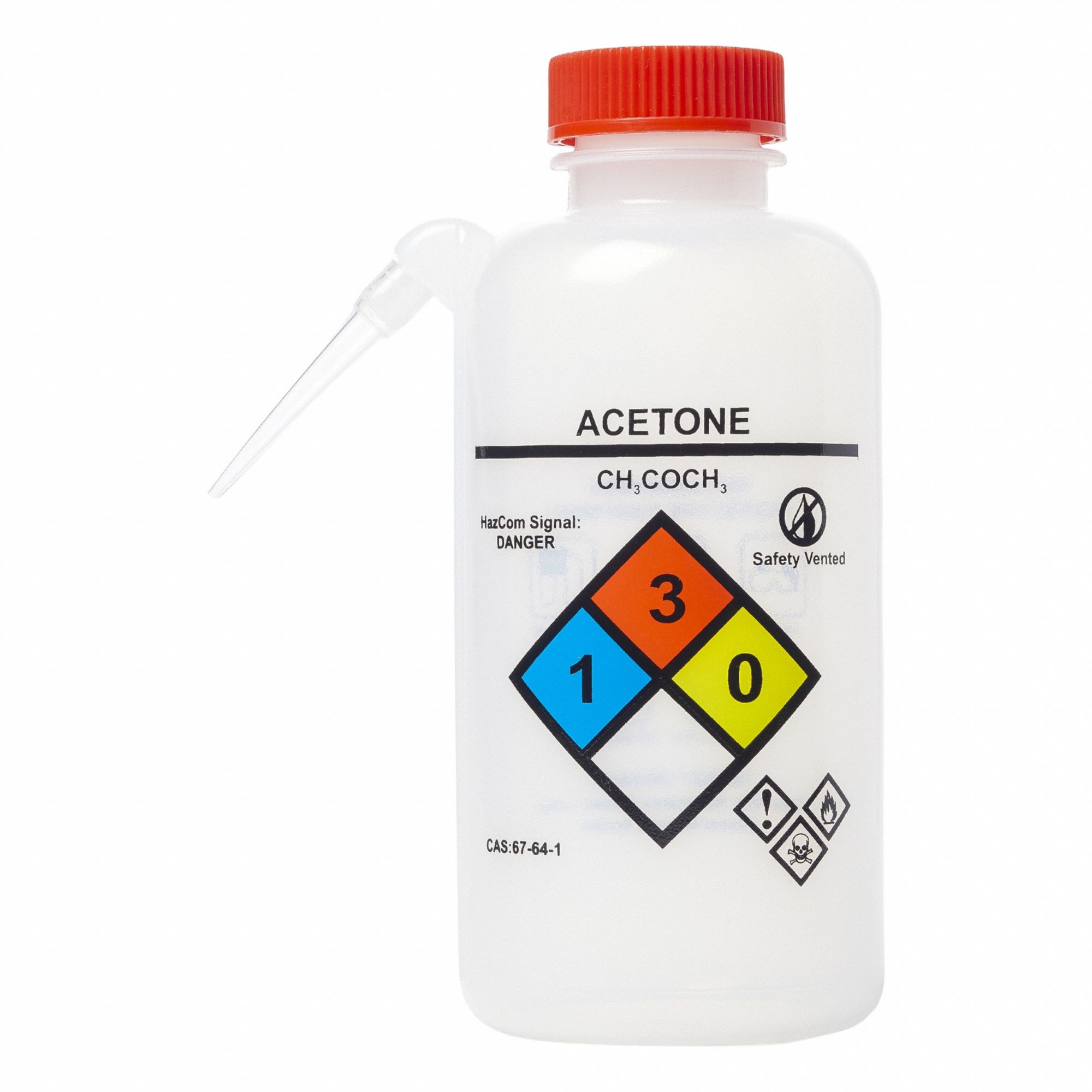 Wash Bottles Plastic Colorless PK6