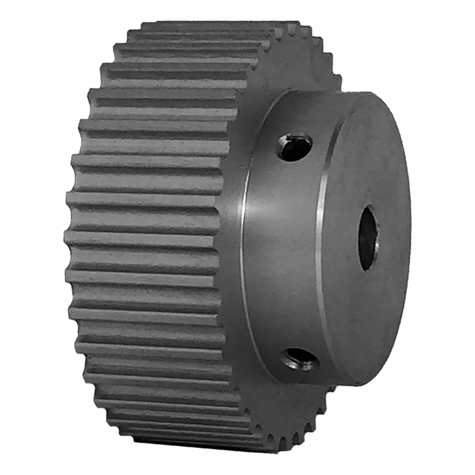 DAYTON Timing Pulley: Curvilinear, Fixed, For 15 mm Belt Wd, 36 Teeth, 5 mm Pitch, Aluminum (MPN 36-5M15-6A4). Key specifications — Brand: DAYTON; Finish: Clear Anodized; For Belt Series: Powerhouse®.