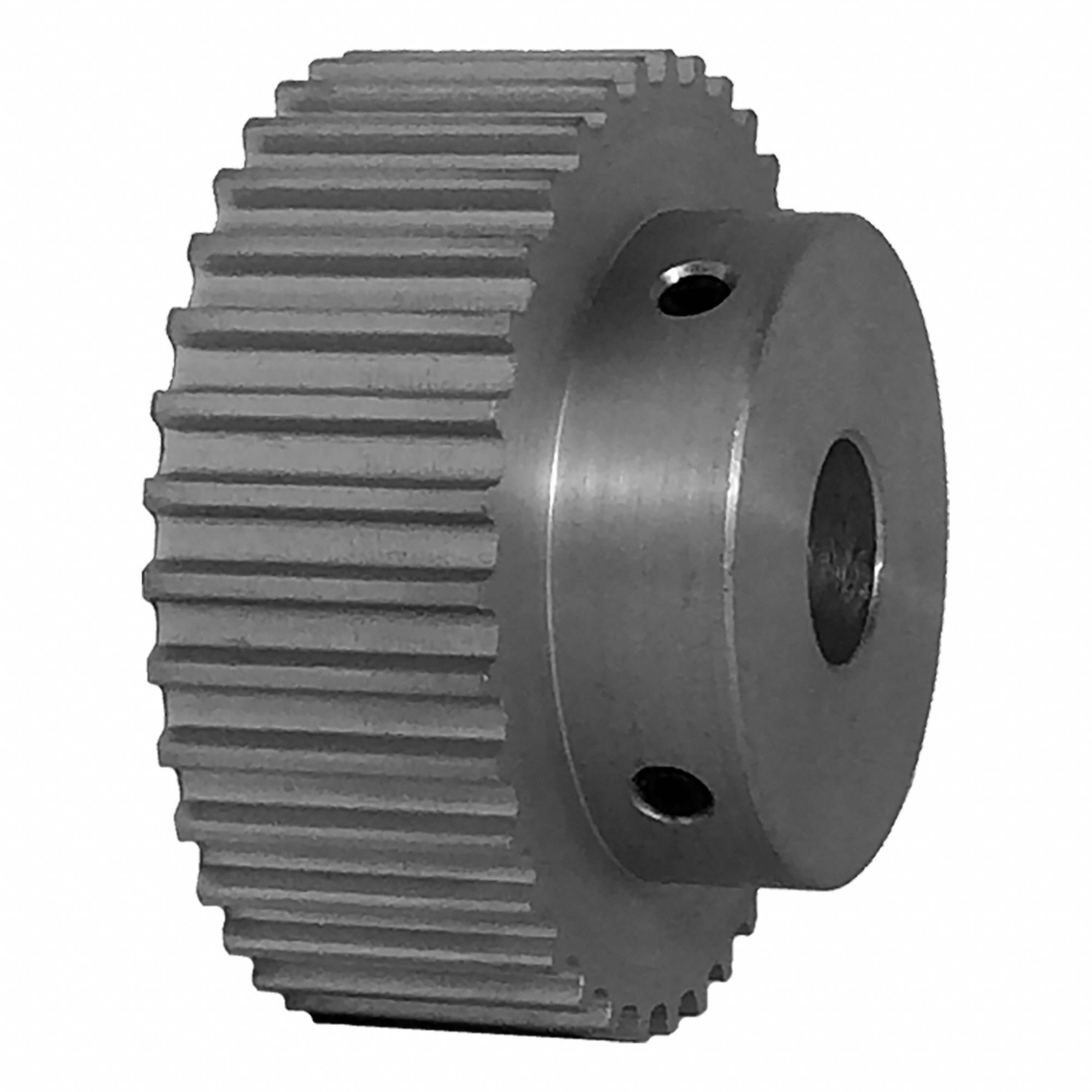 DAYTON Timing Pulley: Curvilinear, Fixed, For HTD Timing Belt Section, For 15 mm Belt Wd, 36 Teeth (MPN 36-5M15-6A6). Key specifications — Brand: DAYTON; Finish: Clear Anodized; For Belt Series: Powerhouse®.
