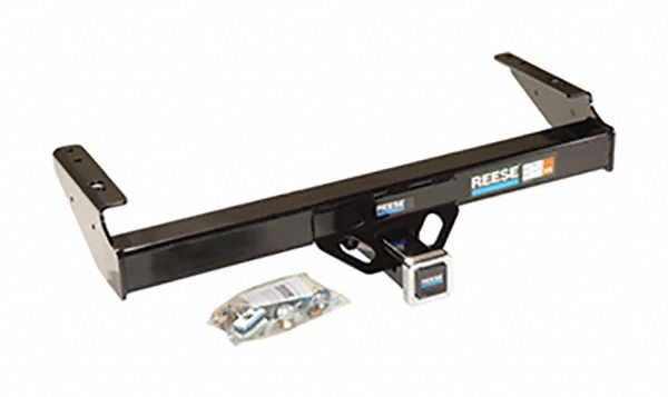 Step Bumper Receiver: IV, 7, 500 lb Gross Trailer Wt Capacity, 750 lb Tongue Wt, Steel